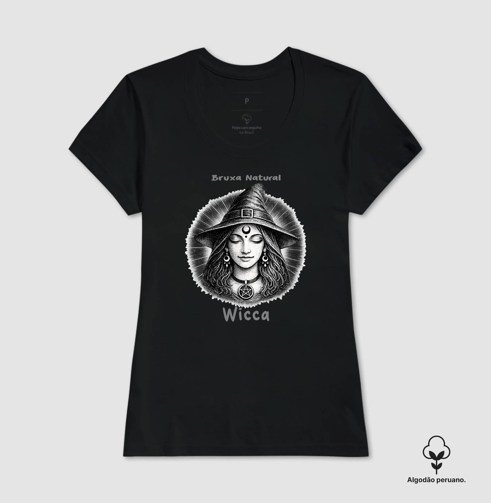 Wicca • Bruxa Natural (algodão peruano) - Imagem 9