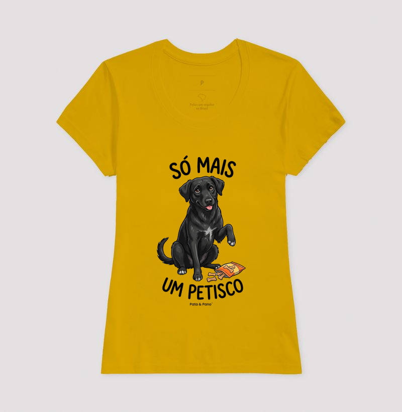 CAMISETA VIRA-LATA PRETO PETISCO - Imagem 15