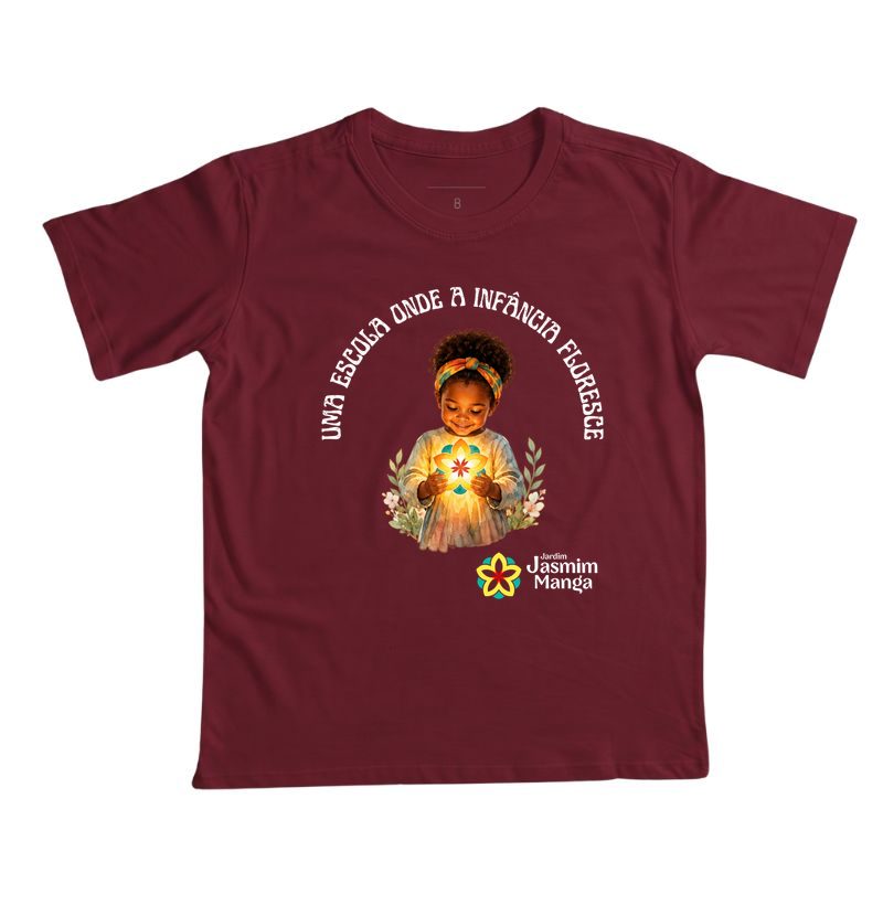 Camiseta Jasmim Manga Infantil - Imagem 5