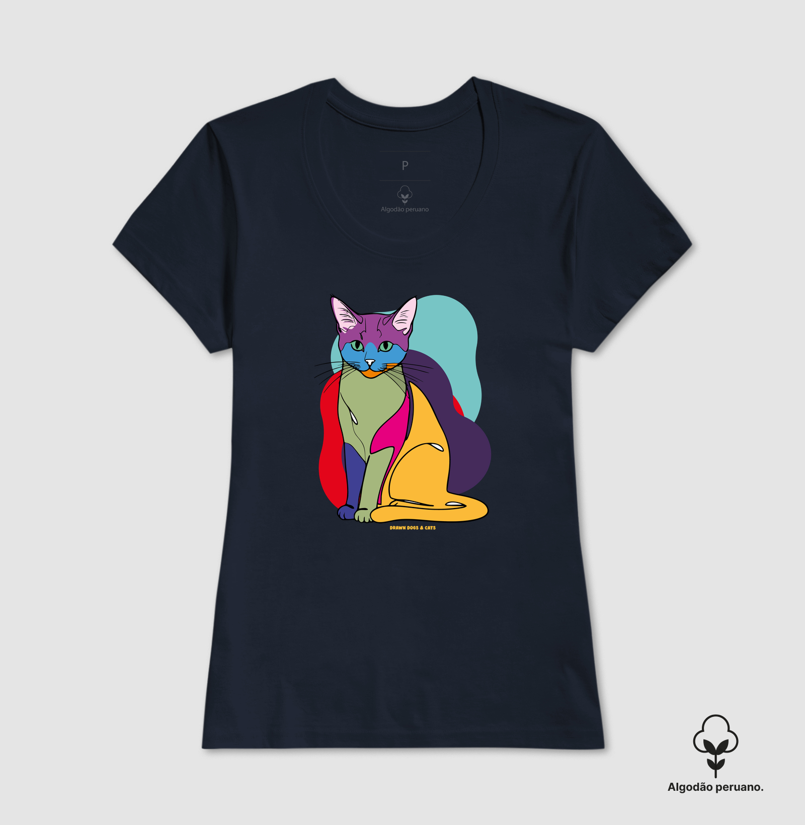 Gato e fundo coloridos - Imagem 9