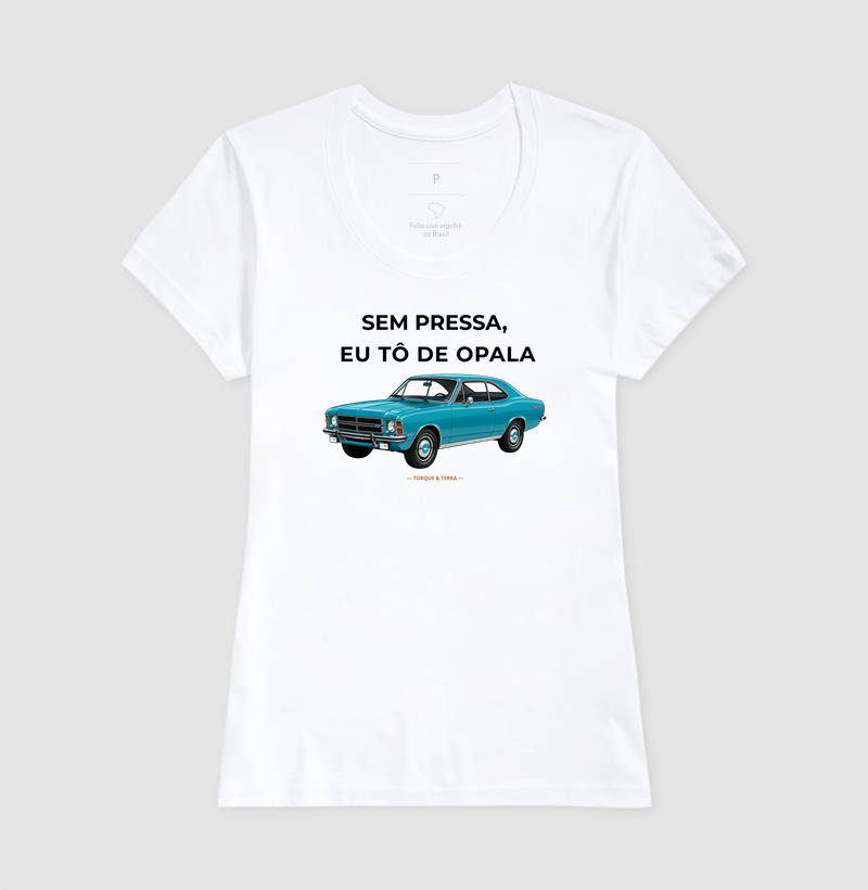Sem pressa, eu tô de Opala - azul claro - Imagem 5