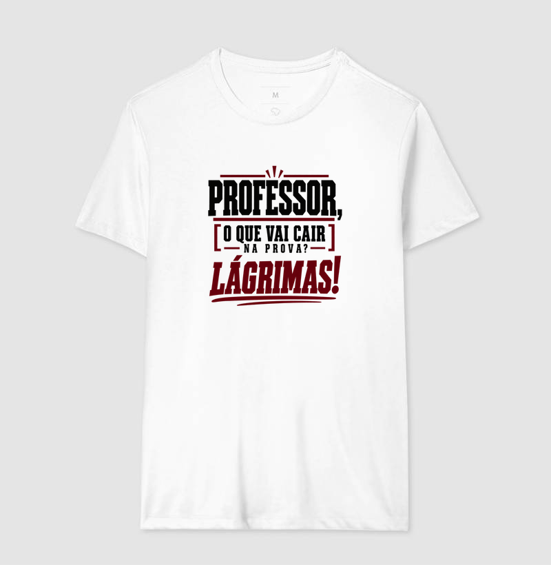 Camiseta Masculina Algodão O Que Vai Cair Na Prova - Imagem 4