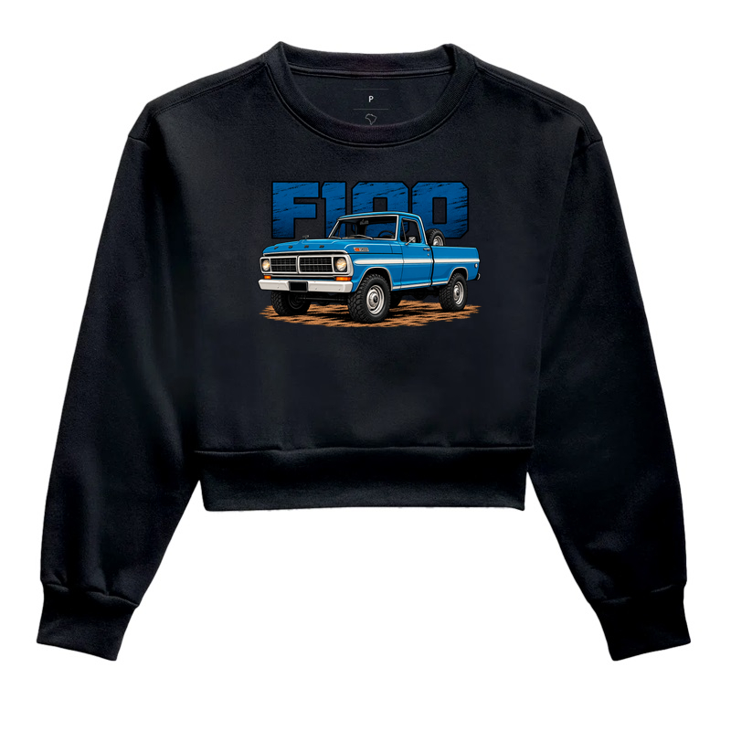 Moletom cropped feminino F100 - Imagem 5