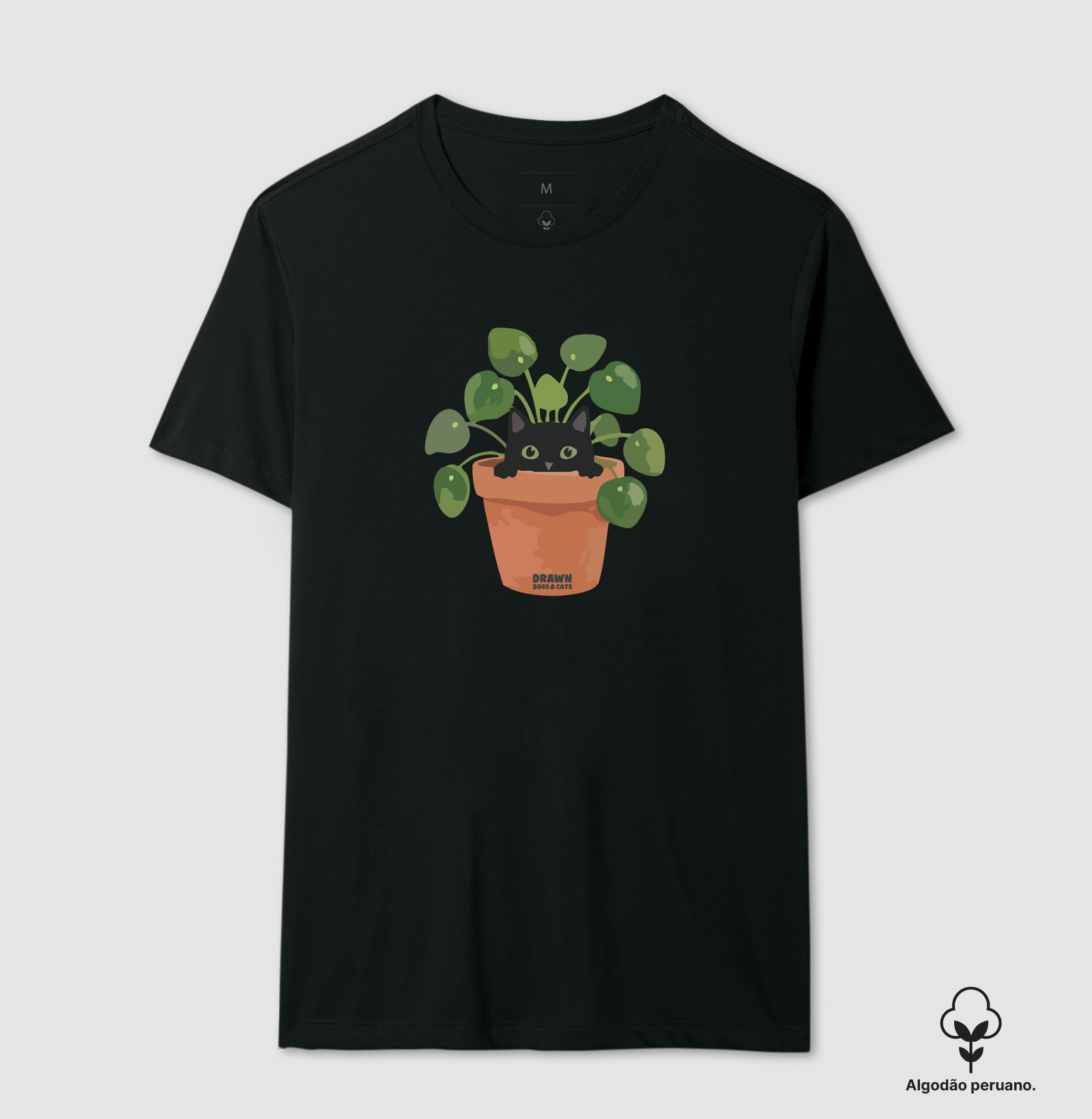 Gato preto dentro do vaso de planta - Imagem 4