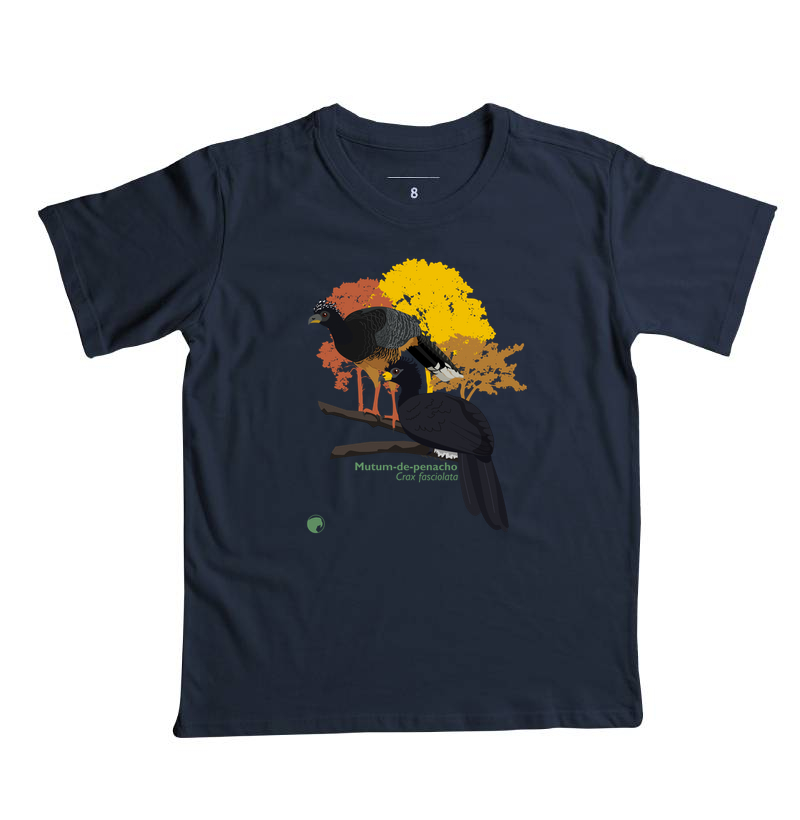 Camiseta Infantil Mutum-de-penacho - Imagem 6