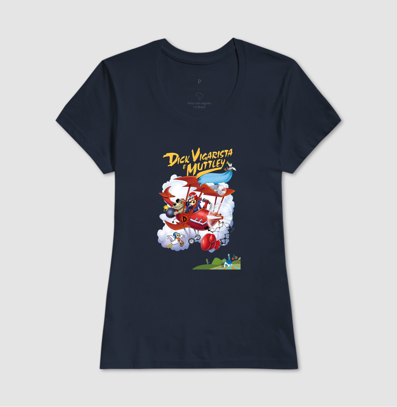 Camiseta Dick Vigarista e Muttley - Imagem 7