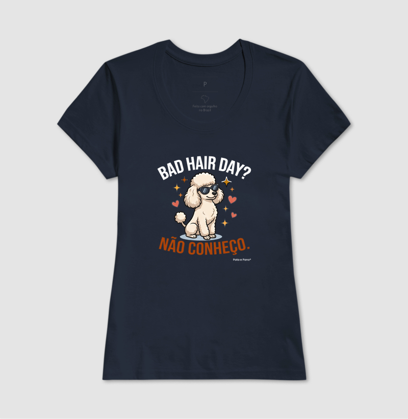 CAMISETA POODLE BAD HAIR - Imagem 7