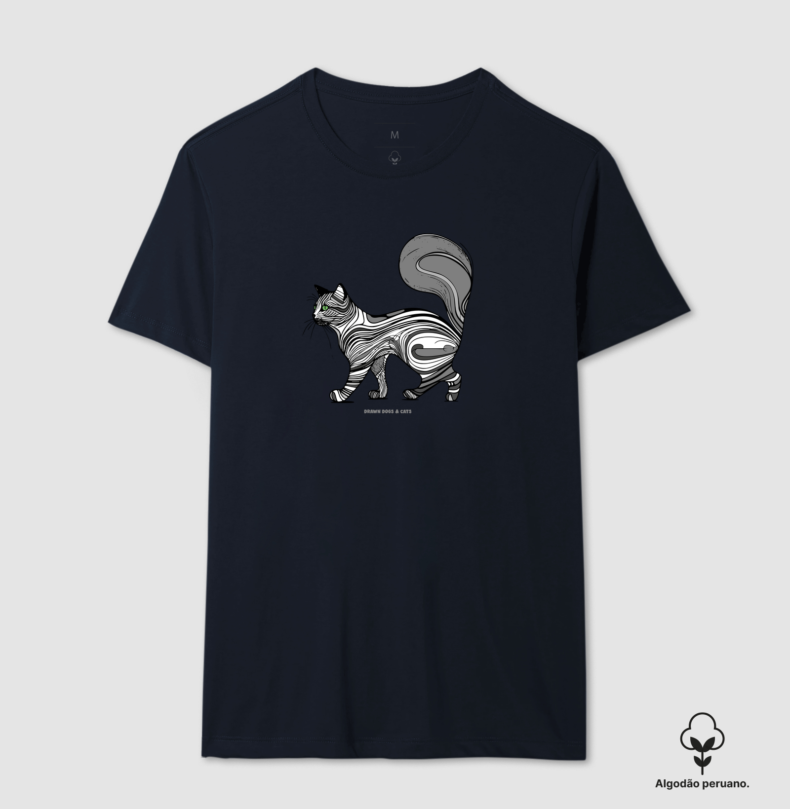 Gato cinza de rabo grande - Imagem 9