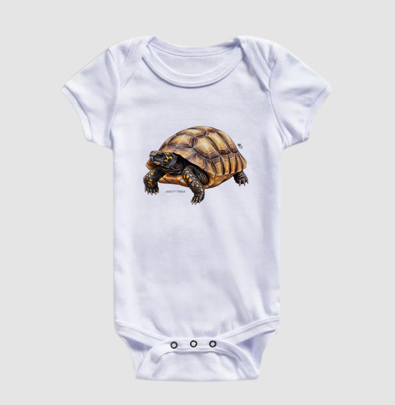 Répteis - Jabuti-tinga - Body Infantil - Imagem 5