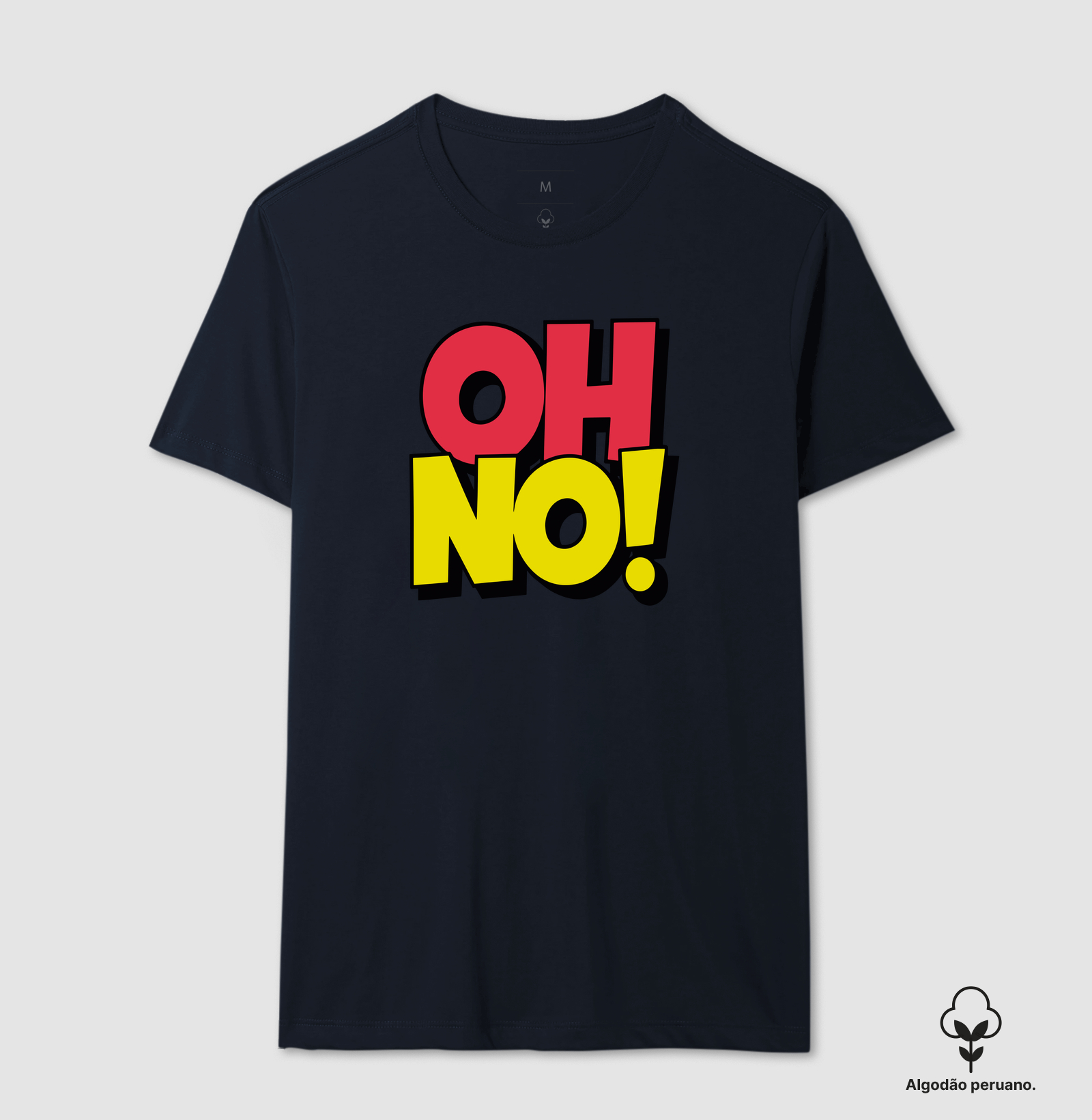 Camiseta Algodão Peruano OH NO! - Imagem 2