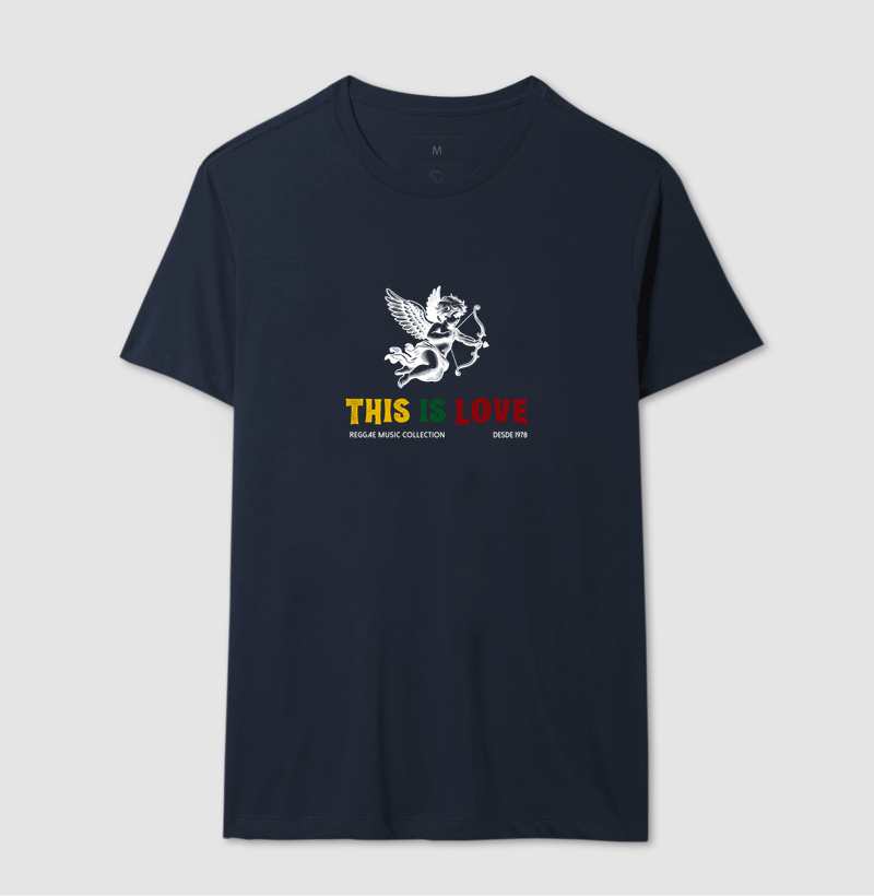 Camiseta This Is Love! Coleção Reggae.  Masculino e feminino. Algodão Premium. - Imagem 8
