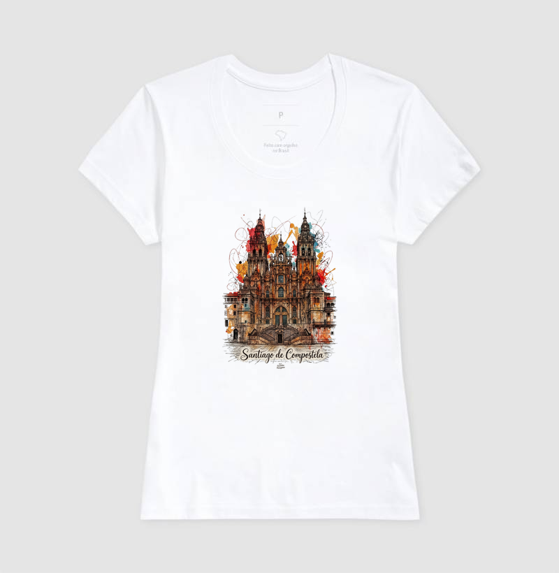 Camiseta Santiago de Compostela | Catedral - Imagem 3