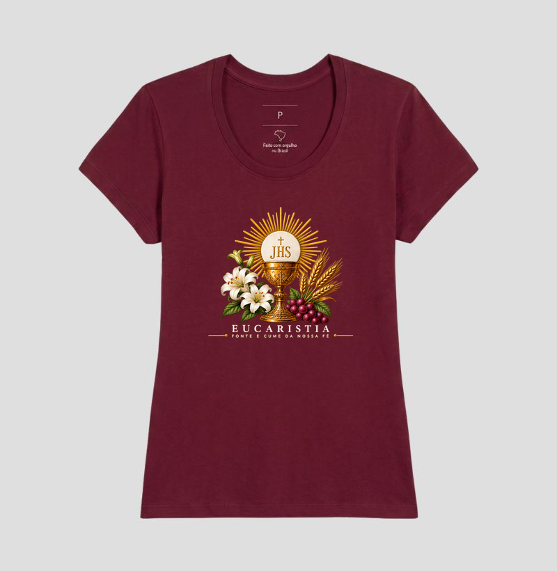 Camiseta Eucaristia, fonte e cume da nossa fé - Imagem 15