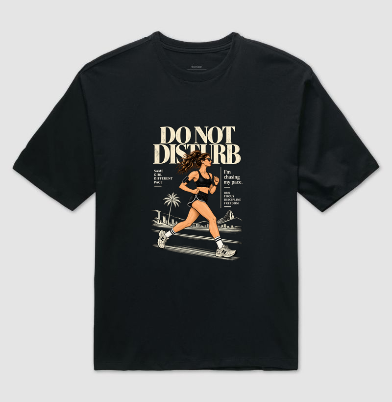 Camiseta Oversized Corrida - Do Not Disturb - Imagem 2