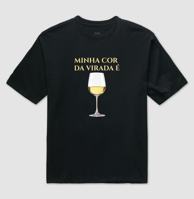Camiseta Oversized Cor da Virada - Branco - Imagem 2