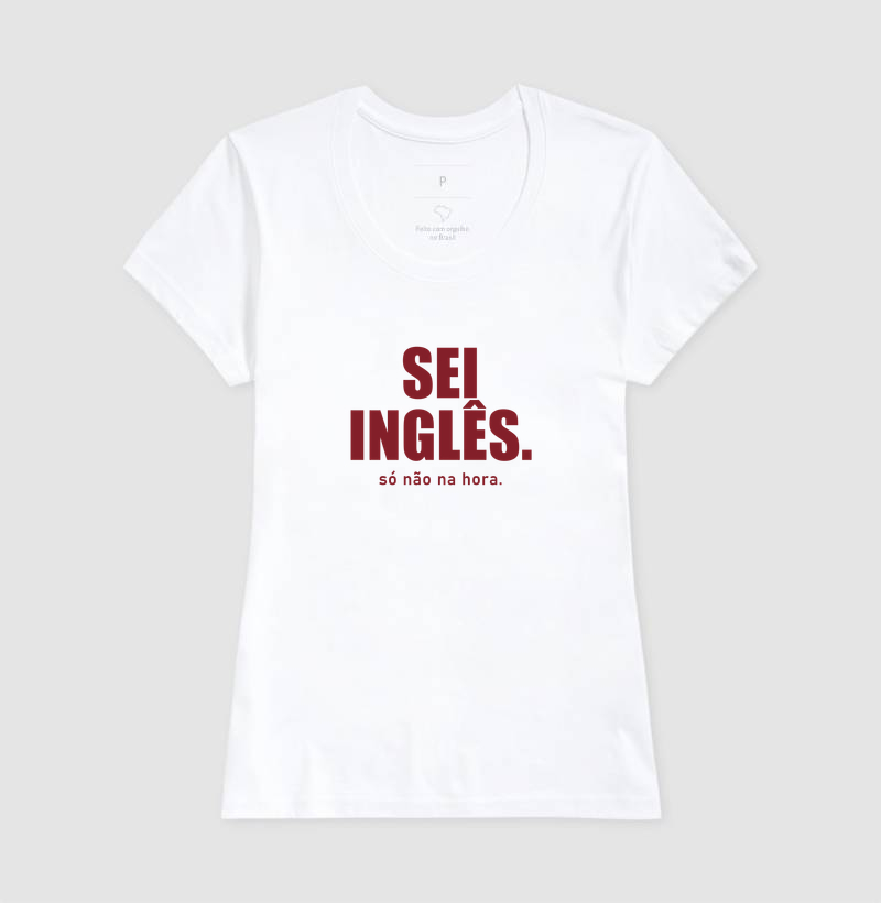 Camiseta Sei Inglês - Imagem 5