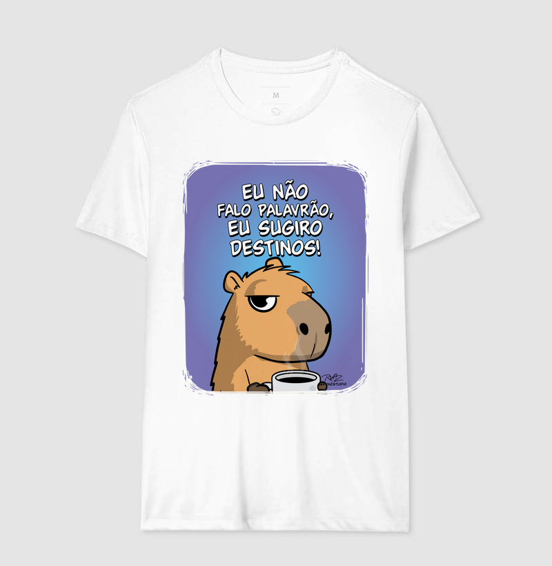 Camiseta Capivara Sugiro Destinos - Imagem 4