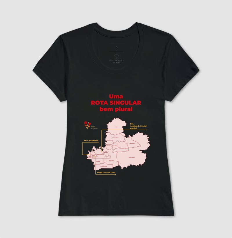 Camiseta Brasil de Vinhos - Rota Singular - Imagem 3
