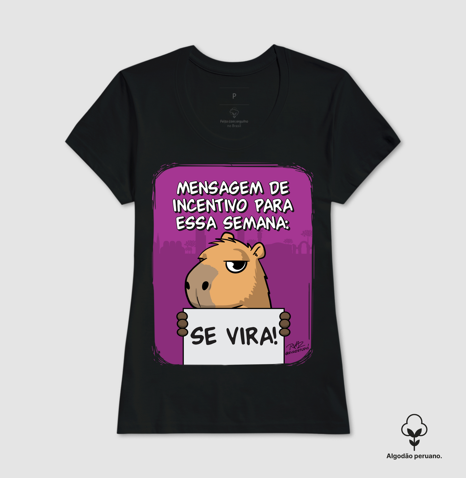 Camiseta Capivara Se Vira - Imagem 3
