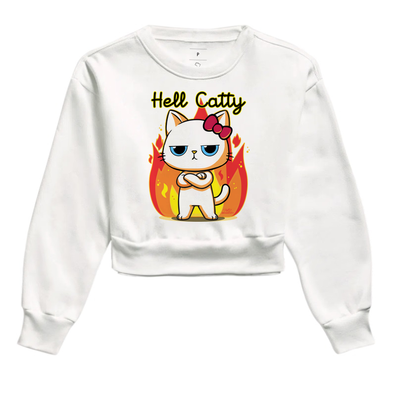 Camiseta Gato Sincero Hell Catty - Imagem 3