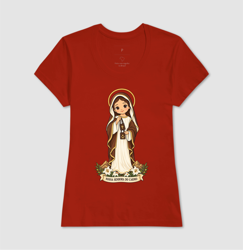 Nossa Senhora do Carmo estilo chibi - Imagem 9