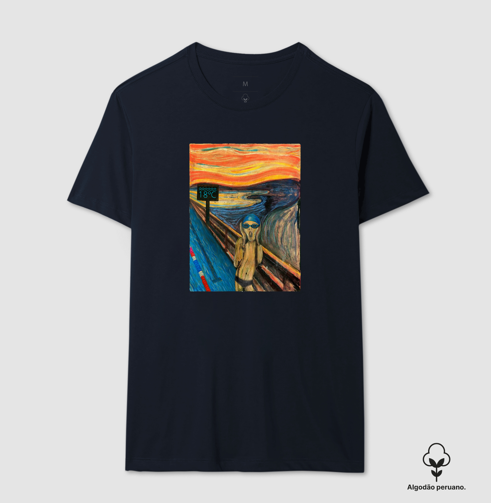 Camiseta Algodão Peruano Natação - O Grito - Imagem 8