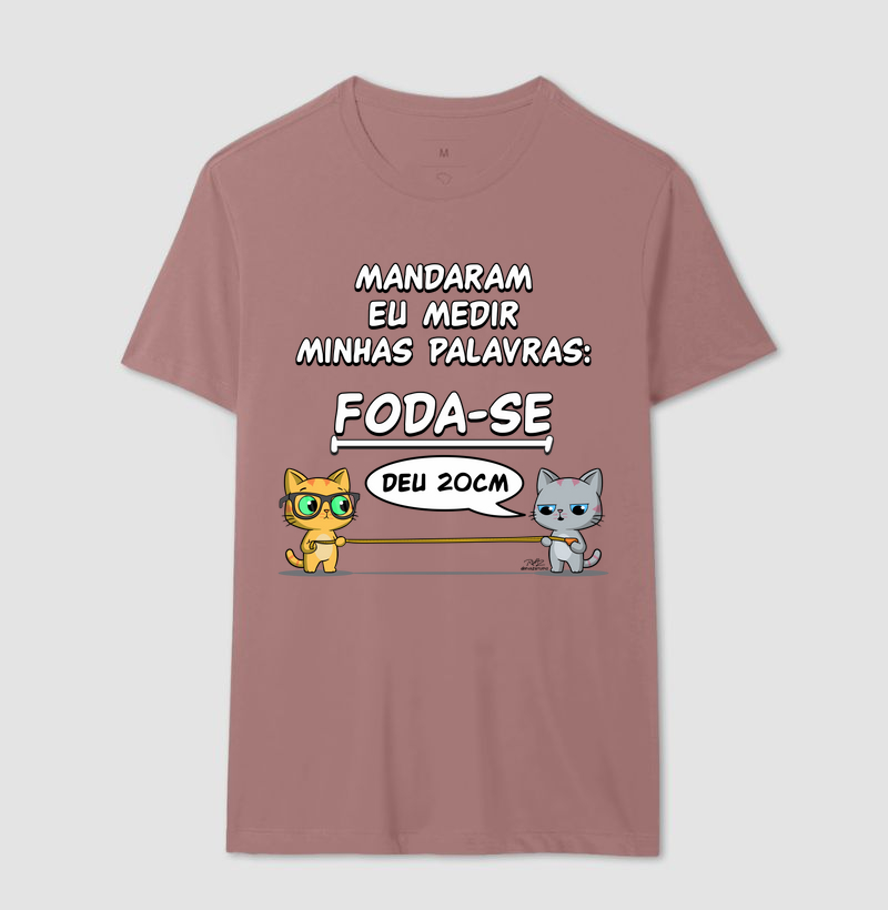 Camiseta Gato Sincero Medir Palavras - Imagem 16