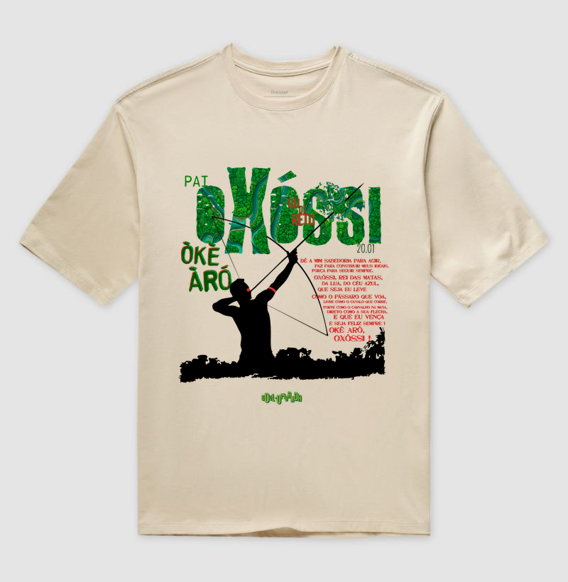 oversized OXÓSSI oração unissex - Imagem 3