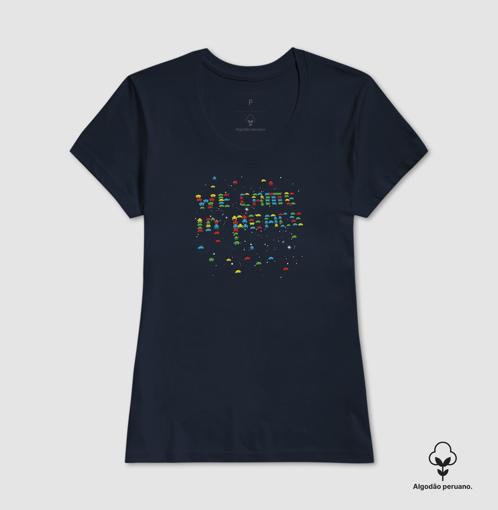 Camiseta We Came in Peace Algodão Peruano - Imagem 5