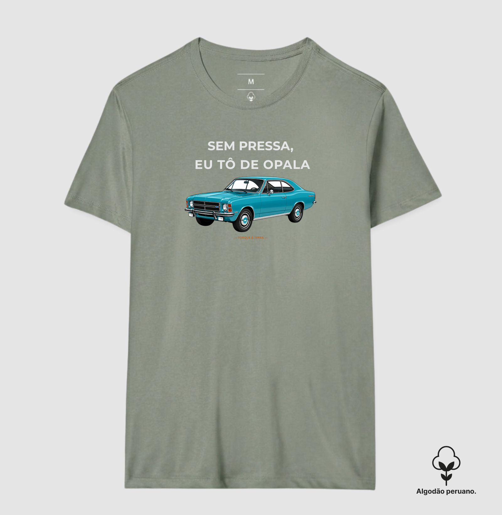Sem pressa, eu tô de Opala - azul claro - Imagem 5