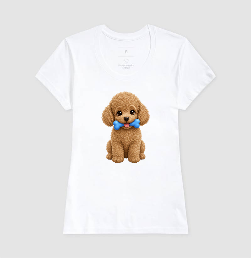 Poodle Marrom - Desenho Infantil - Imagem 5