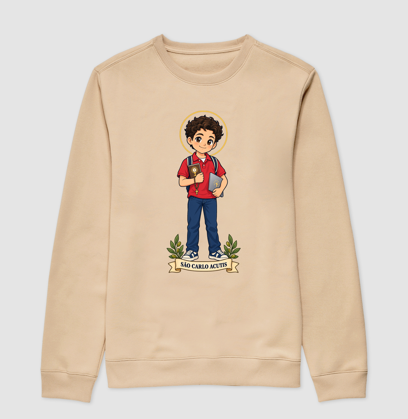 São Carlo Acutis - estilo chibi - Imagem 3