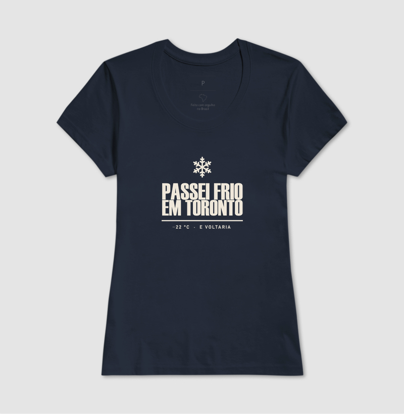 Camiseta Passei Frio em Toronto - Imagem 7