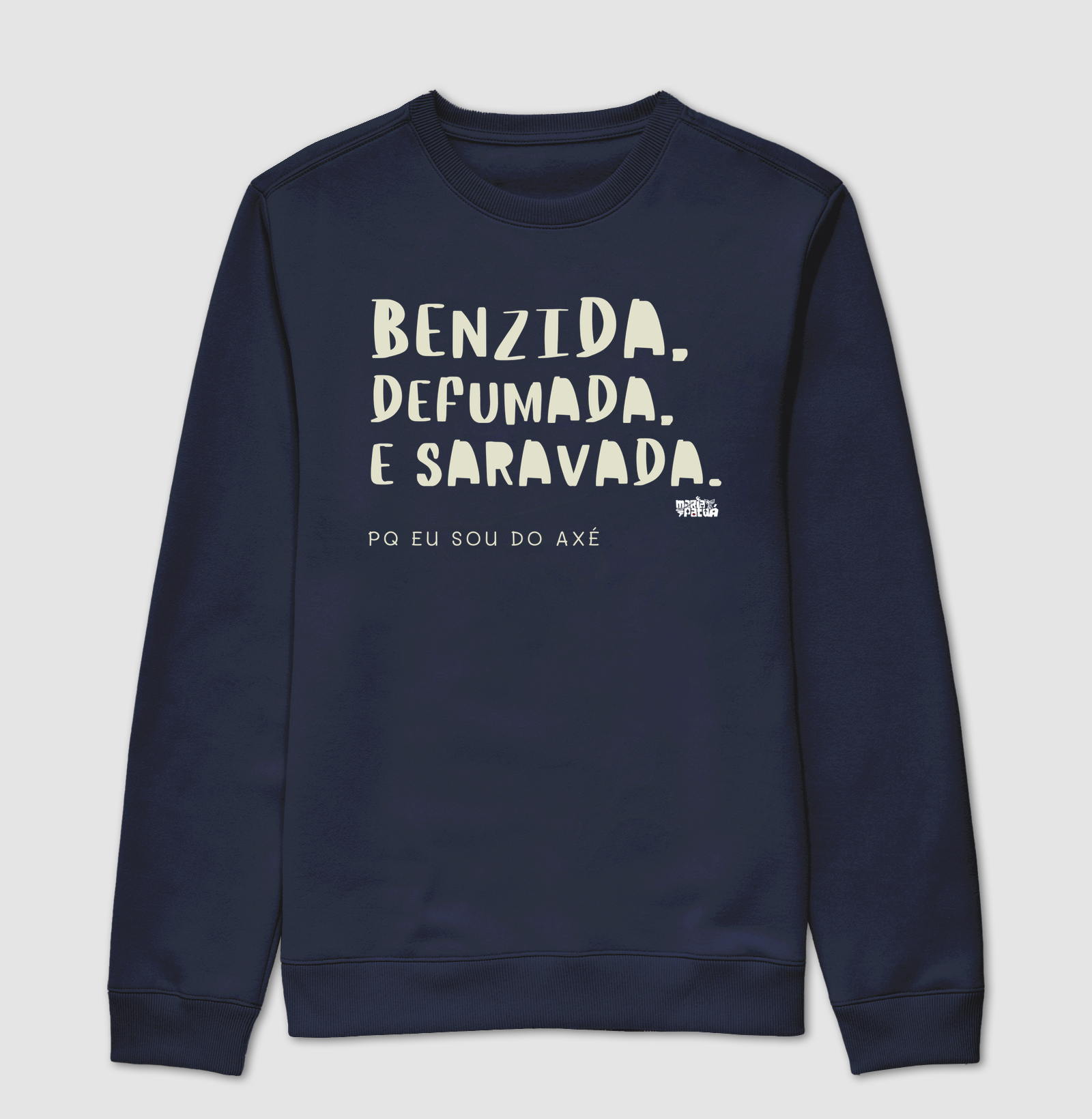 Suéter Moletom Benzida, Defumada & Saravada Colors