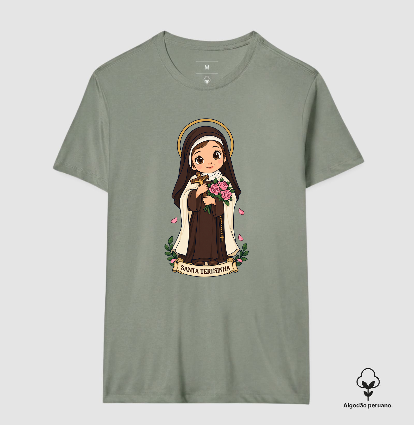 Santa Terezinha estilo chibi - Imagem 6