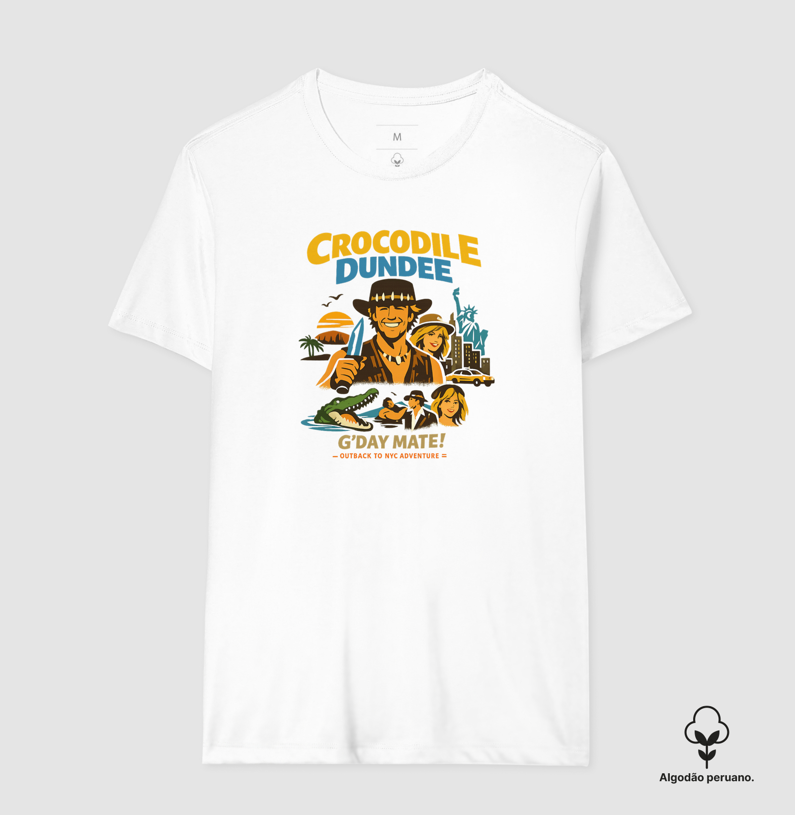 Camiseta Crocodilo Dundee Day Mate - Imagem 4