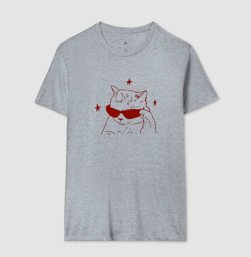 Camiseta Gato Estilo - Imagem 4