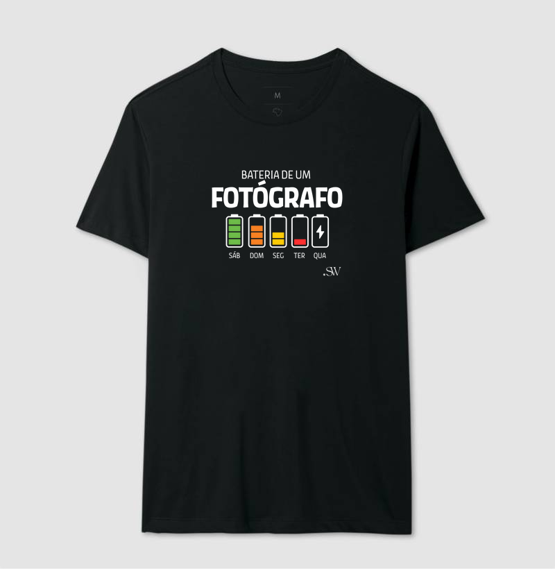 T-shirt | Shutter 04 Fotografia | Bateria original - Imagem 2