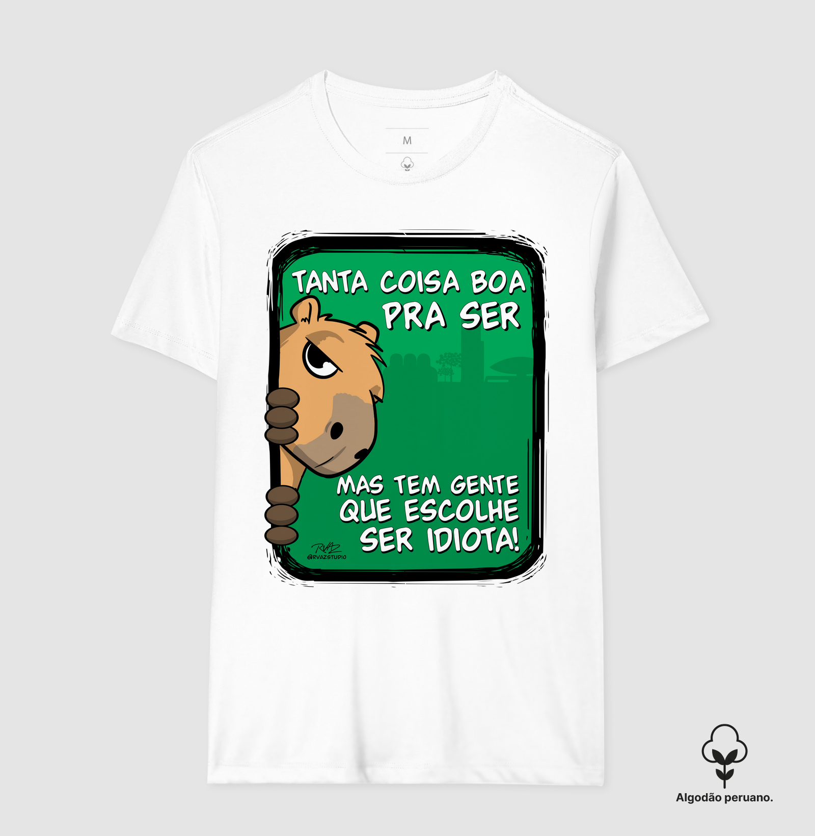 Camiseta Capivara Tanta coisa - Imagem 3