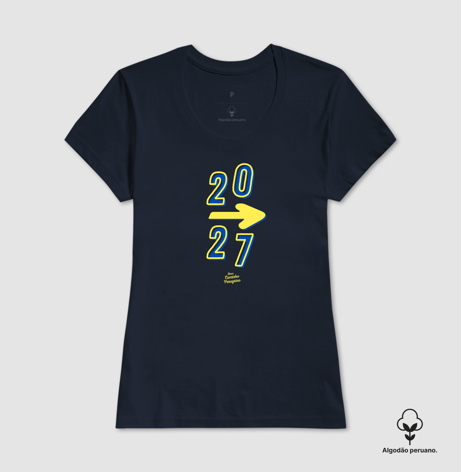 Camiseta 2027 no Caminho | Ano Santo Compostelano - Imagem 3