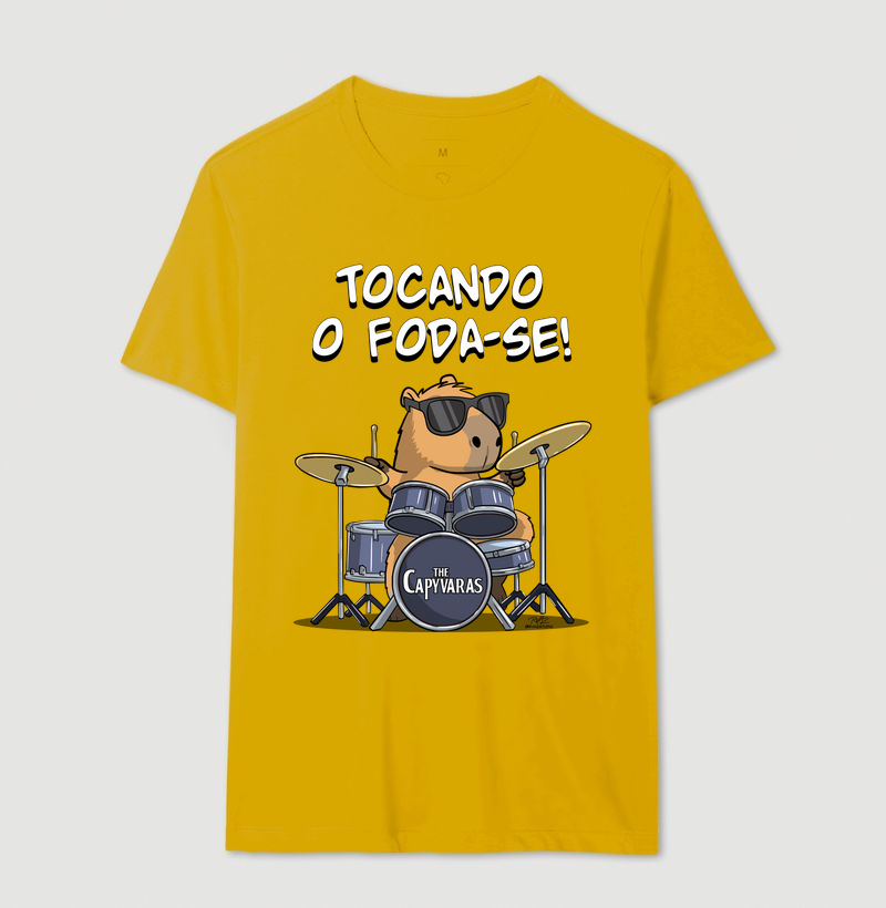 Camiseta Capivara Tocando o Foda-se - Imagem 14