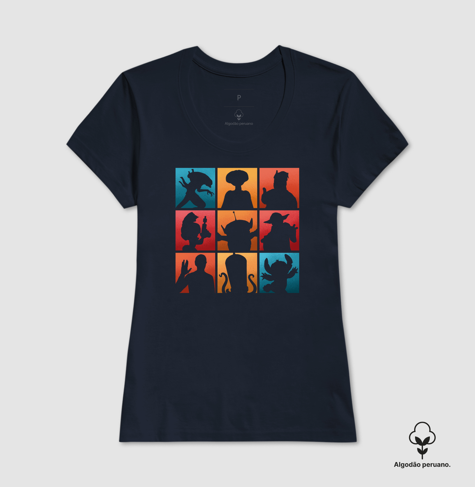 Camiseta Algodão Peruano Alien Gang - Imagem 5