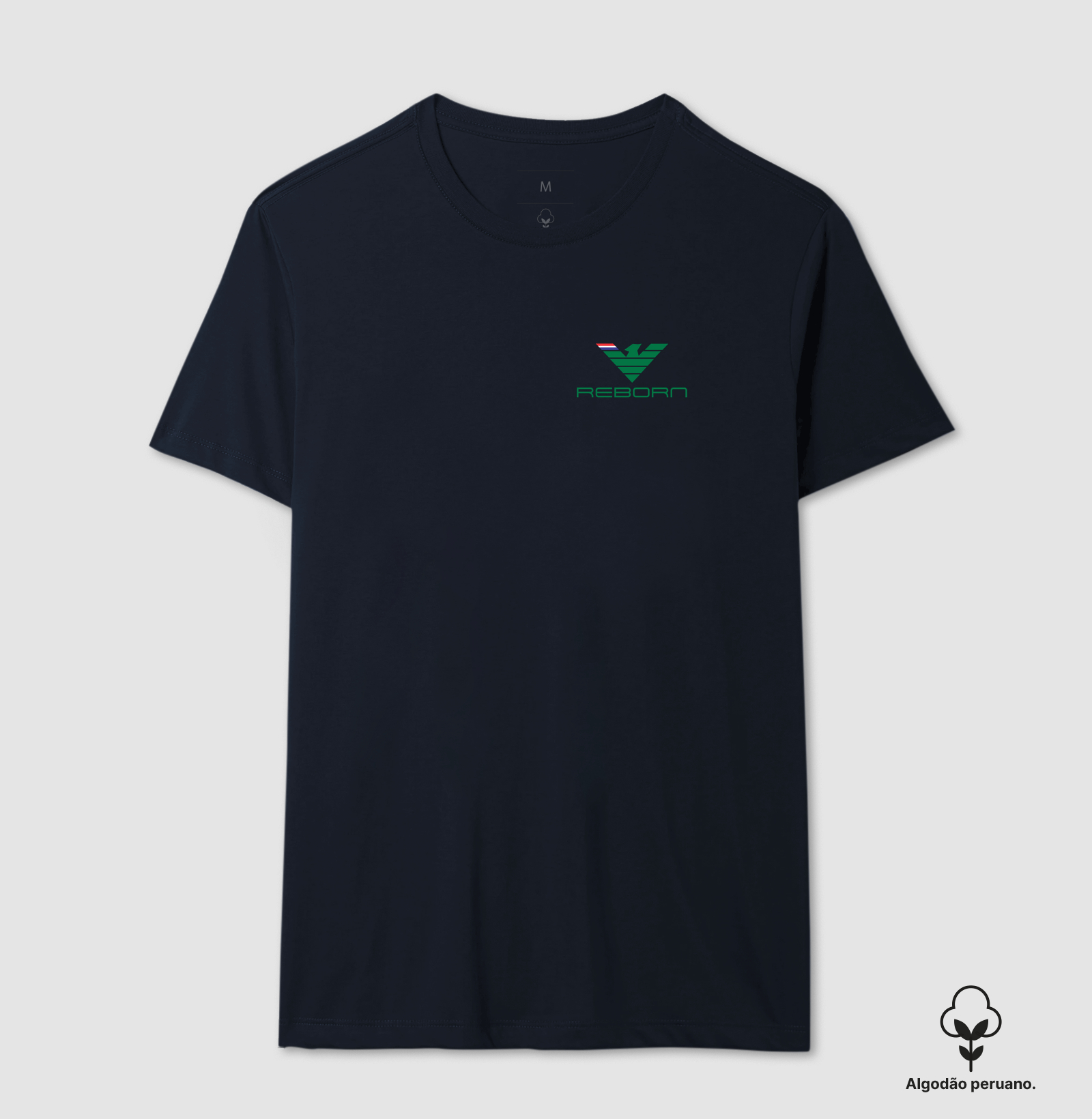 Vestir essa estampa é vestir a própria transformação. É dizer ao mundo: o passado ficou para trás, agora é tempo de florescer. 💎 Verde de renascimento. Força que não tem fim. REBORN — renascer, simplesmente, e brilhar. - Imagem 2