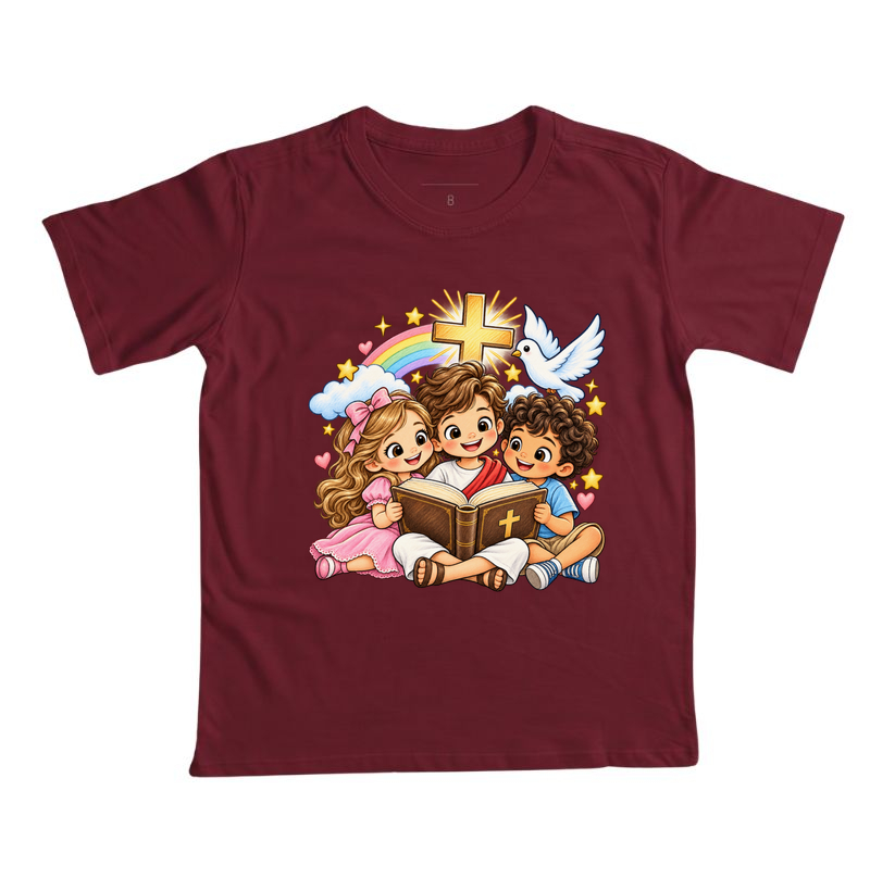 Camiseta Infantil Leitorzinhos de Jesus - Imagem 6
