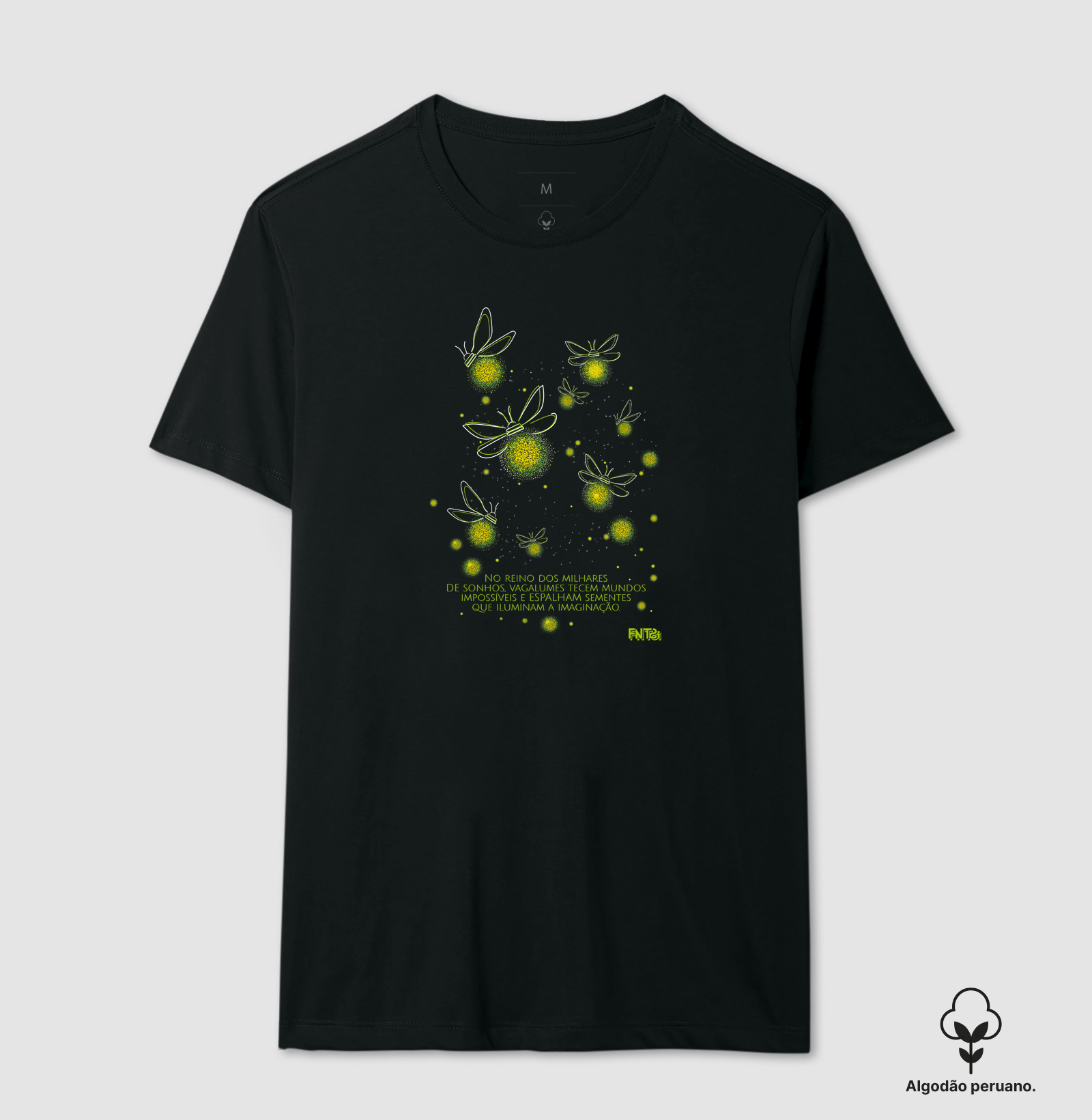 T-SHIRT "SONHO" / REINO DOS VAGALUMES (ALGODÃO PERUANO)