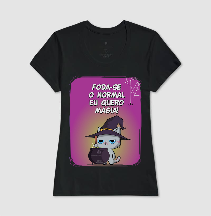 Camiseta Gato Sincero Magia - Imagem 3