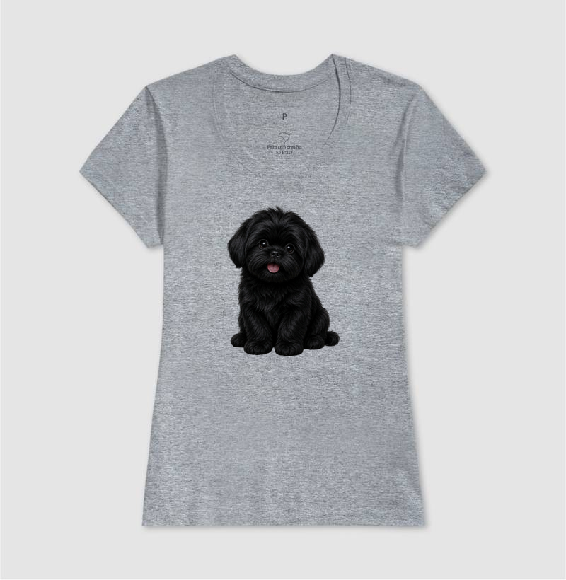 Shih Tzu Preto - Desenho Animado - Imagem 9