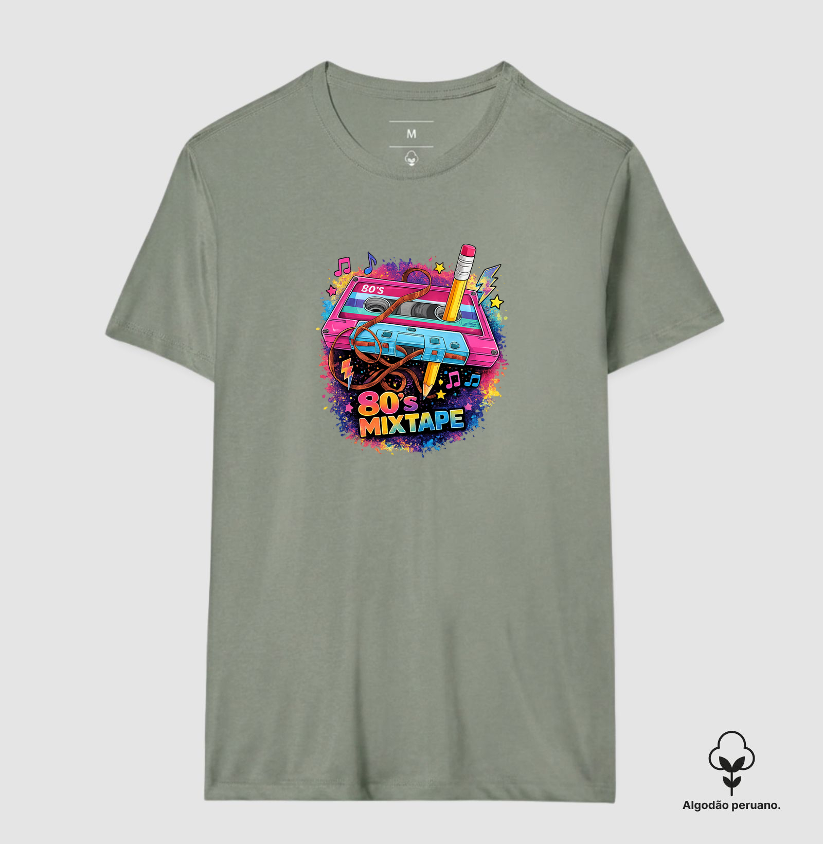 Camiseta Mix Tape Retro - Imagem 8