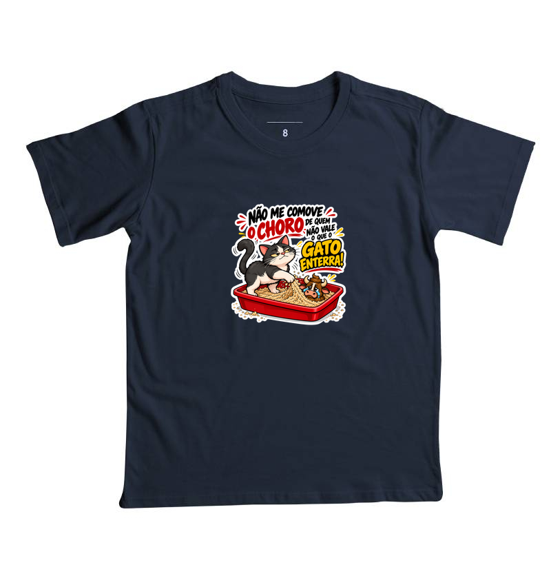 Camiseta Infantil Gato Poop - Imagem 7