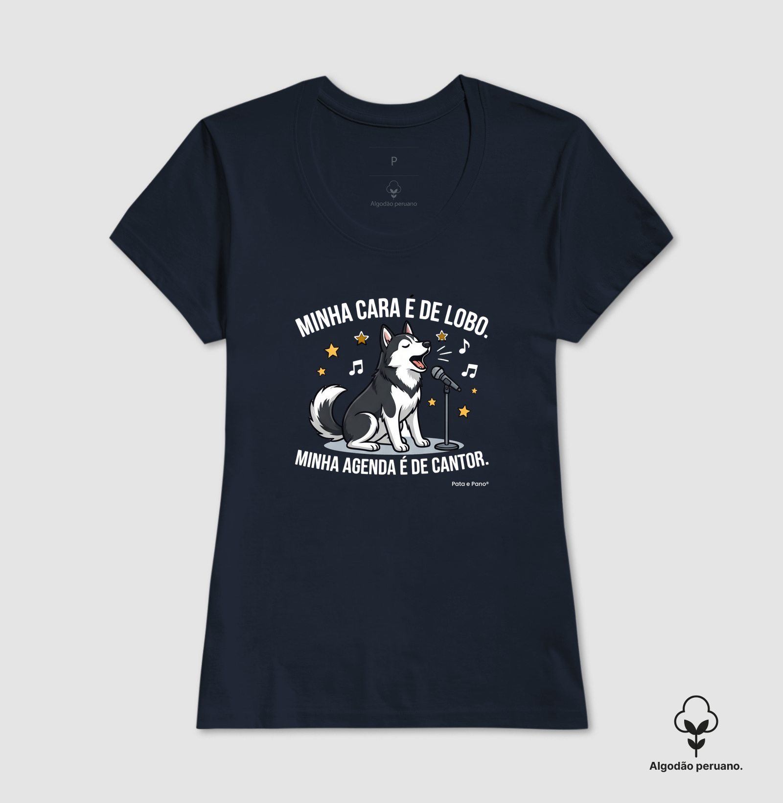 CAMISETA ALGODÃO PERUANO HUSKY CANTOR - Imagem 3